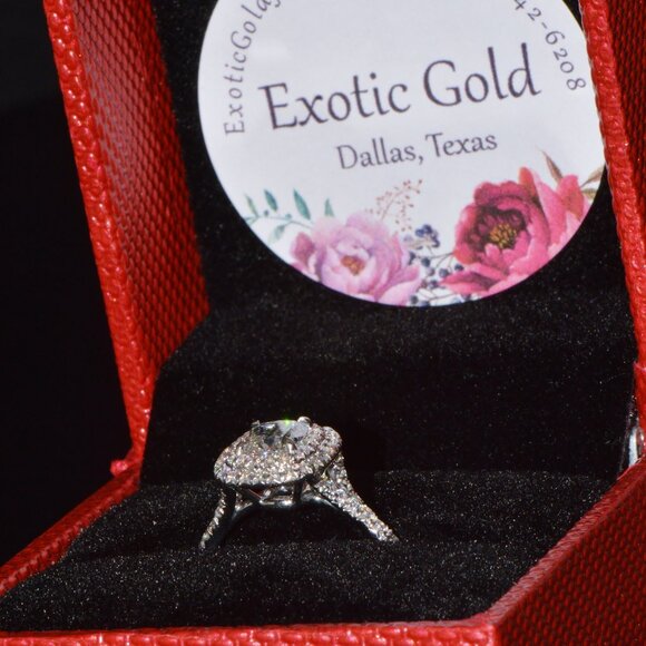 Genuine Tiffany & Co. Natural 1.30Cts Diamond Soleste Platinum Engagement Ring - Picture 12 of 13